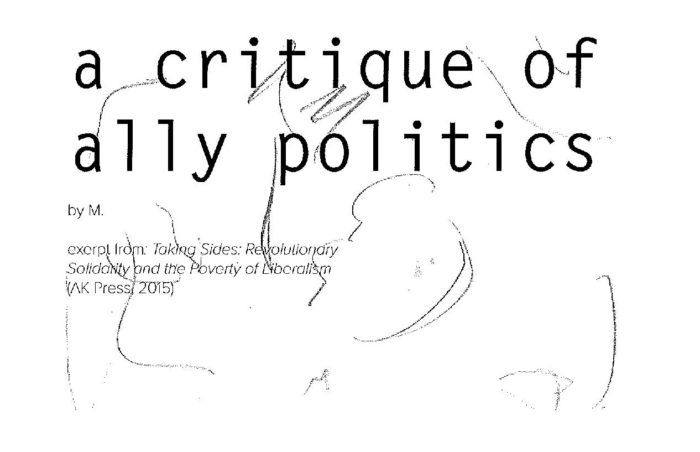 A Critique of Ally Politics