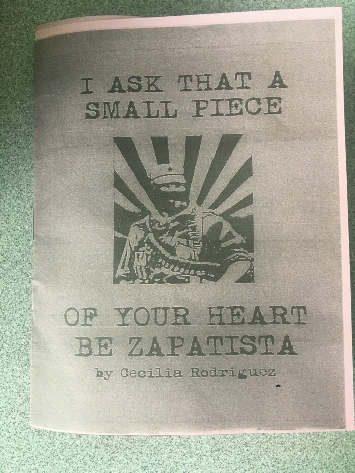 I Ask That A Small Piece Of Your Heart Be Zapatista