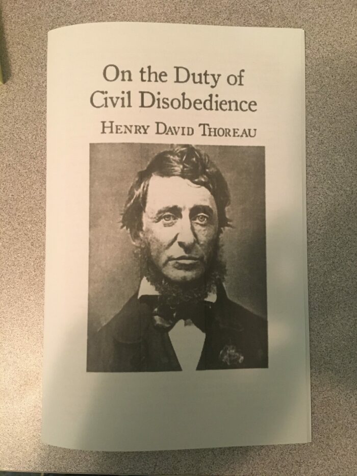 On the Duty of Civil Disobedience