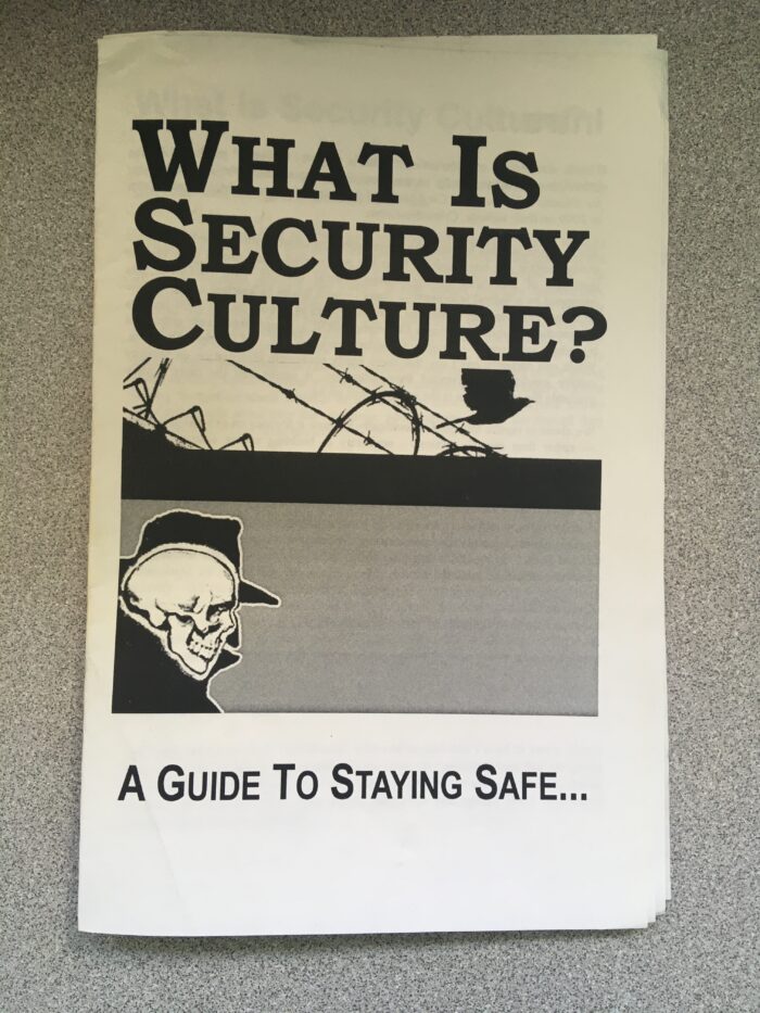 What Is Security Culture?: A Guide to Staying Safe