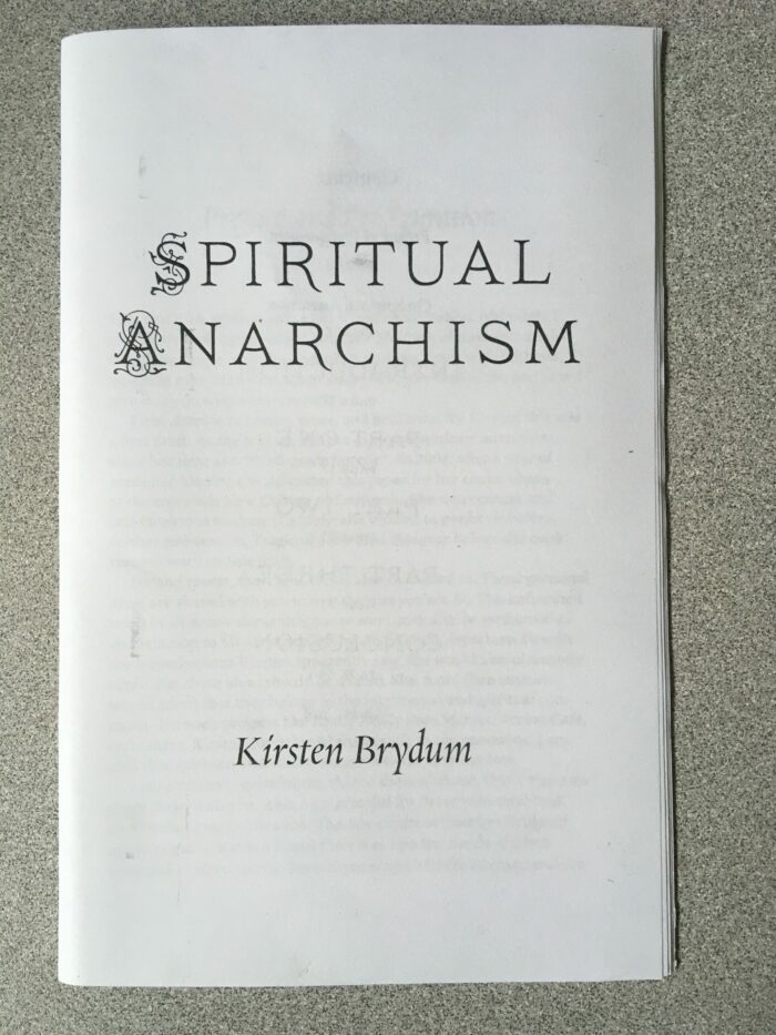 Spiritual Anarchism