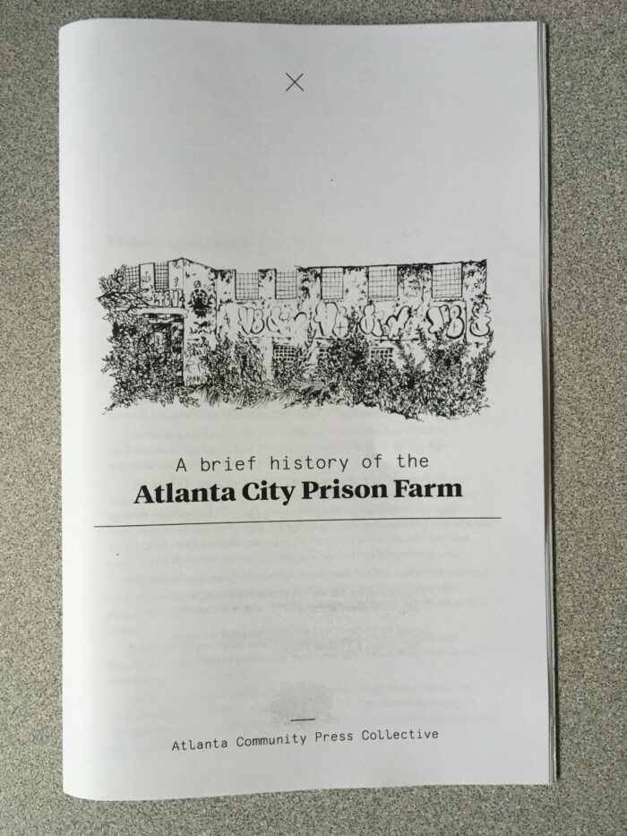 A Brief History of the Atlanta City Prison Farm