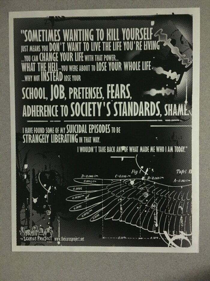 Change Your Life Icarus print