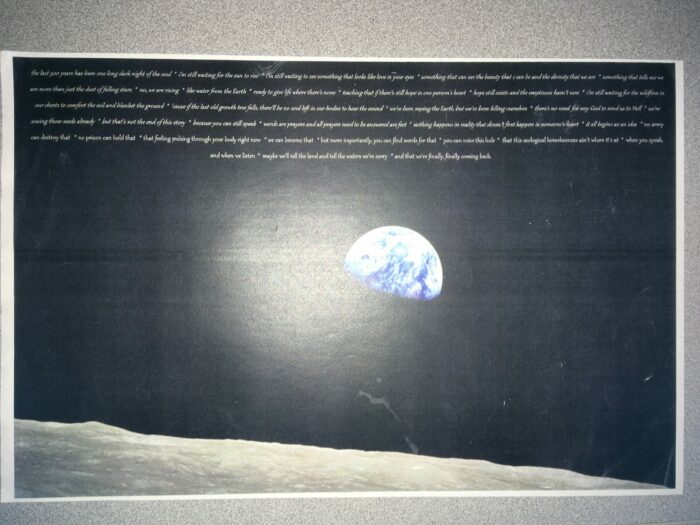 The Last 500 Years Poem print