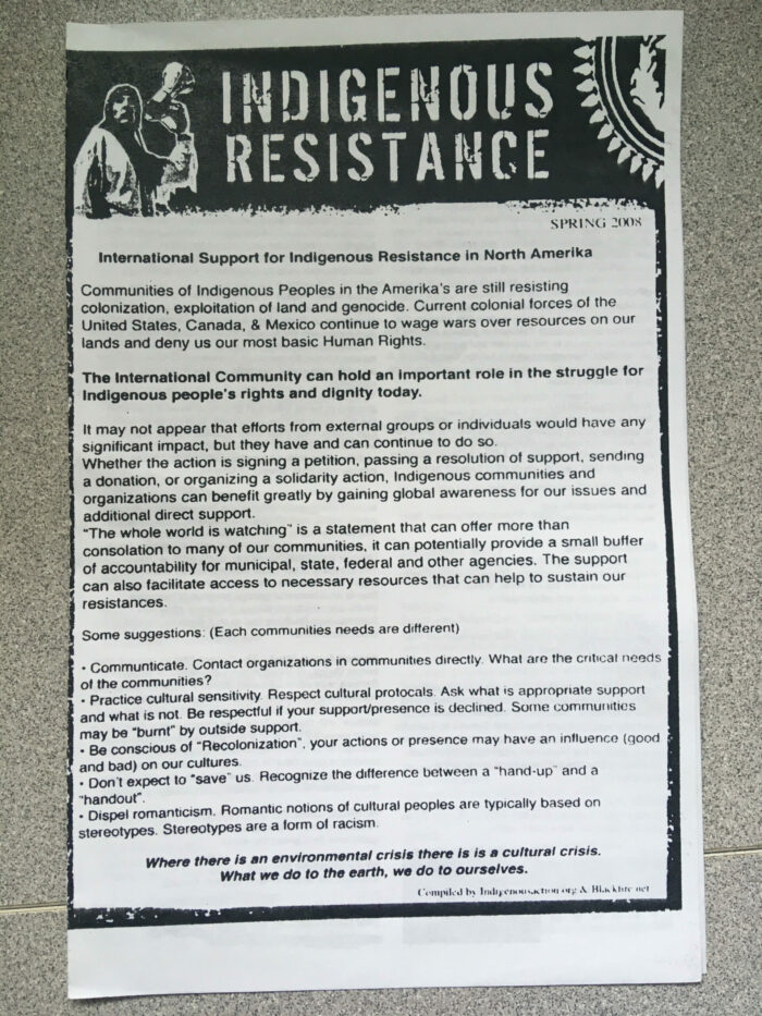 Indigenous Resistance