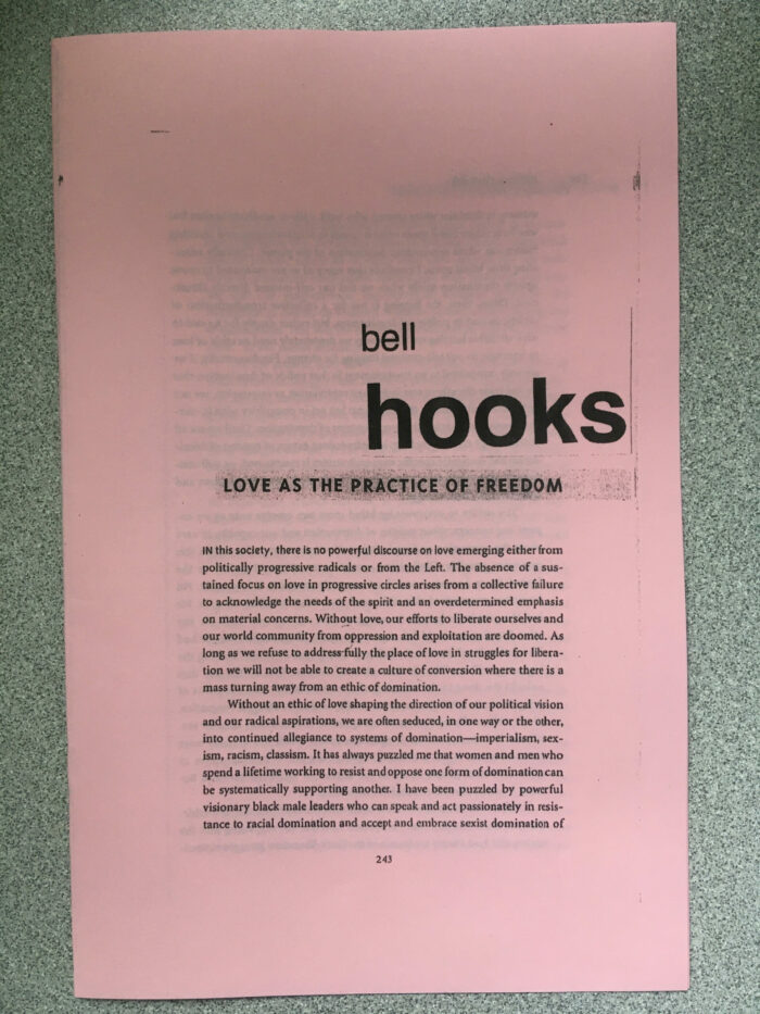 Love As The Practice Of Freedom