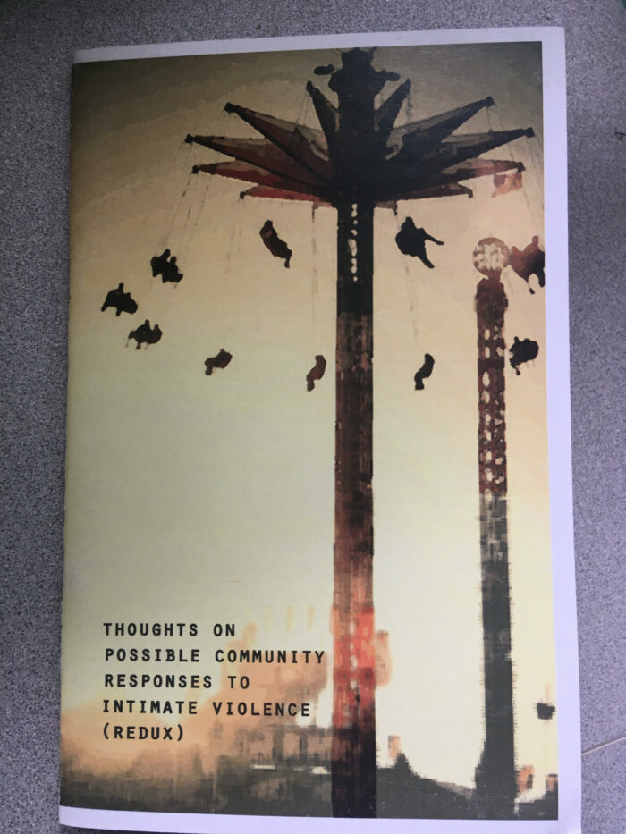 Thoughts on Possible Community Responses to Intimate Violence