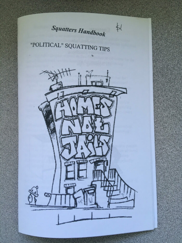 Squatters Handbook: Homes Not Jails